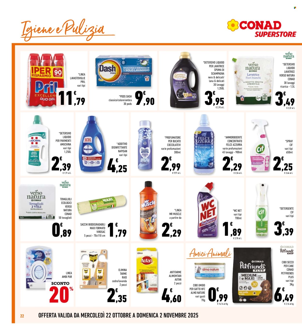 Volantino Conad Superstore - 22/10/2025 - 2/11/2025. Pagina 22