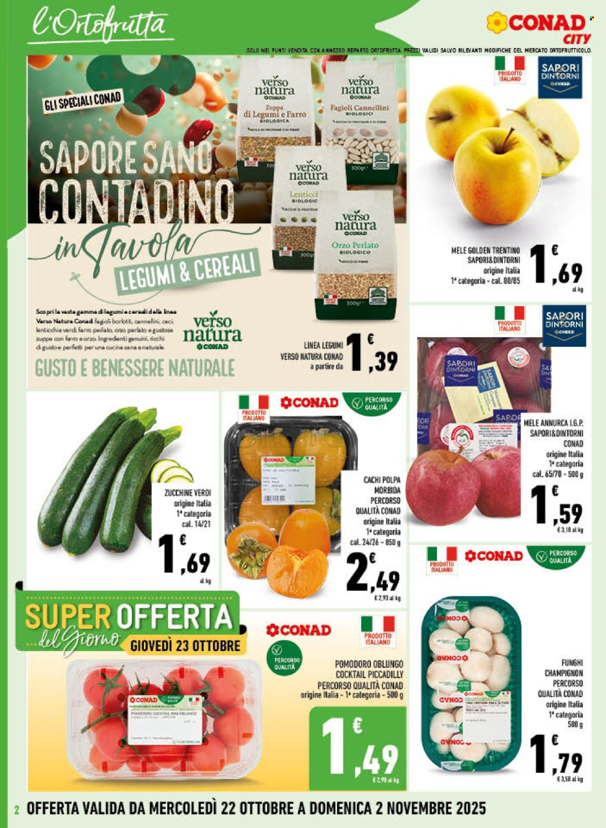 Volantino Conad - 22/10/2025 - 2/11/2025. Pagina 2