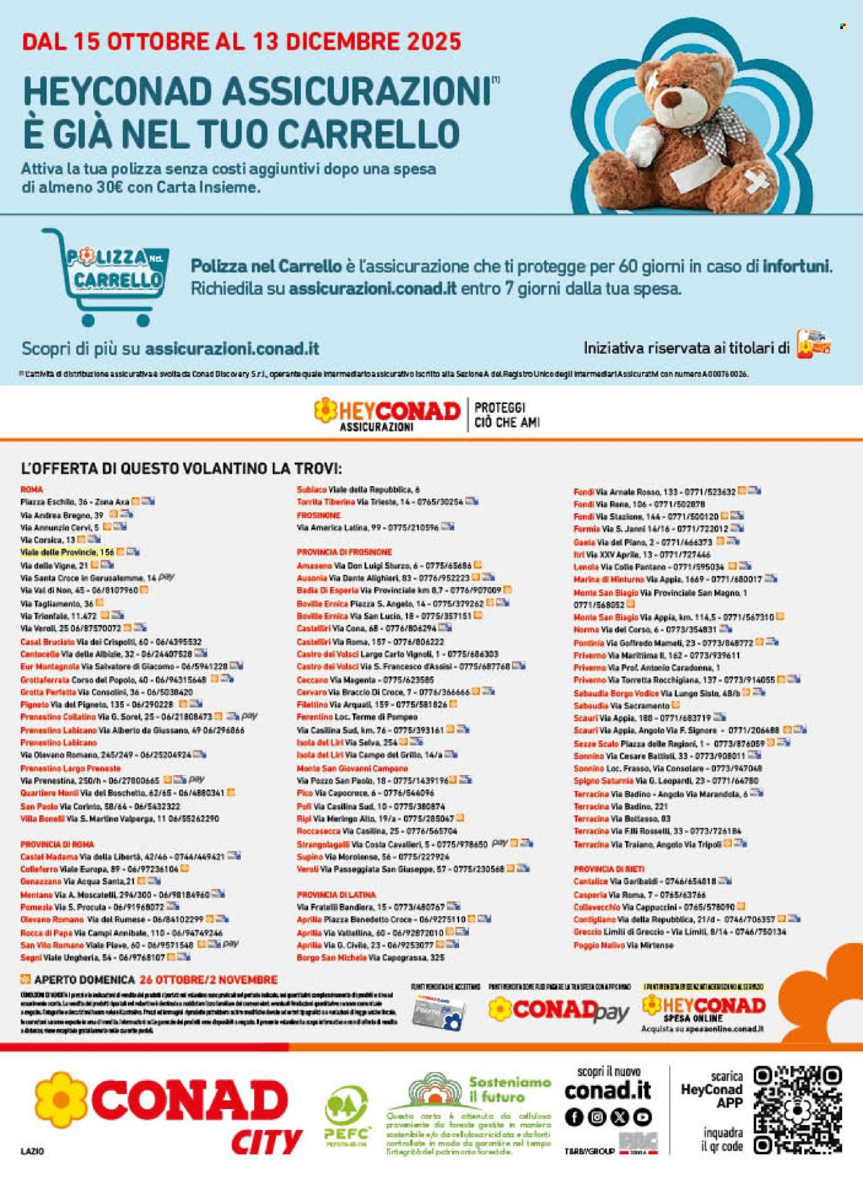 Volantino Conad - 22/10/2025 - 2/11/2025. Pagina 16