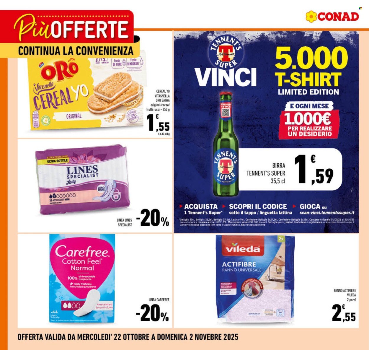 Volantino Conad - 22/10/2025 - 2/11/2025. Pagina 2