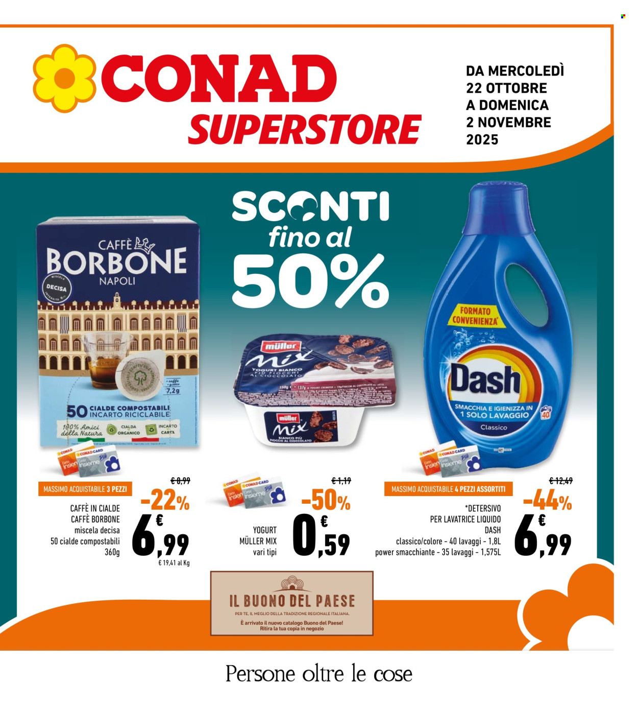 Volantino Conad Superstore - 22/10/2025 - 2/11/2025. Pagina 1