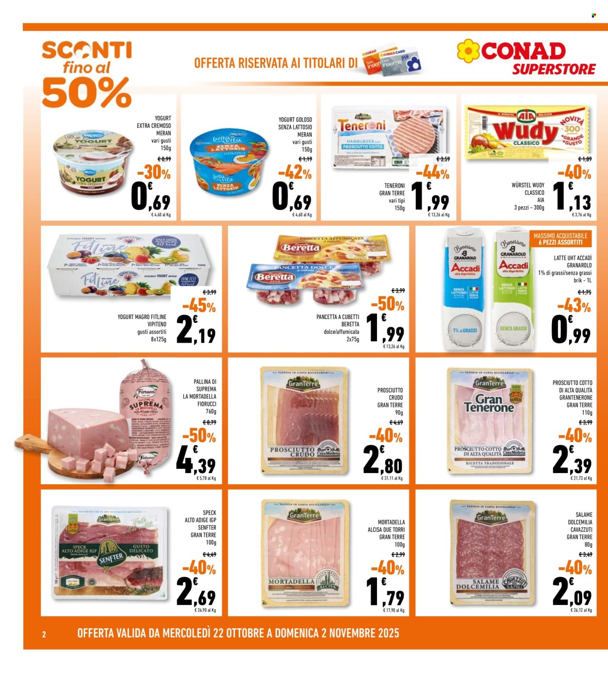 Volantino Conad Superstore - 22/10/2025 - 2/11/2025. Pagina 2