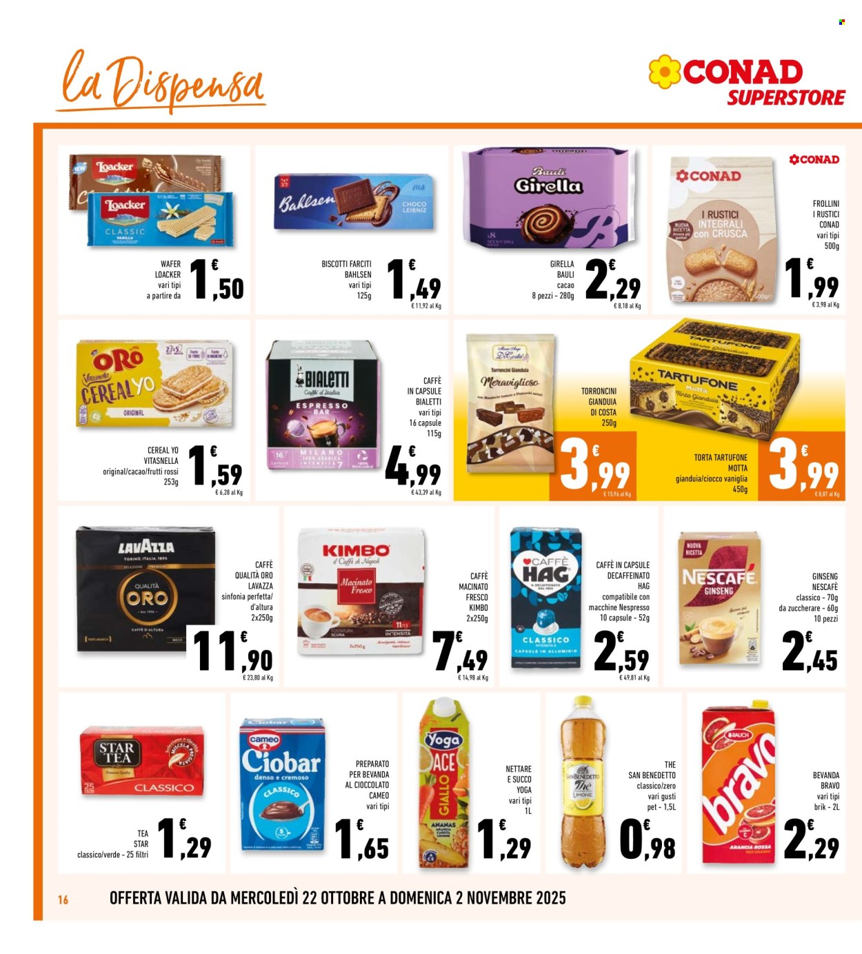Volantino Conad Superstore - 22/10/2025 - 2/11/2025. Pagina 16