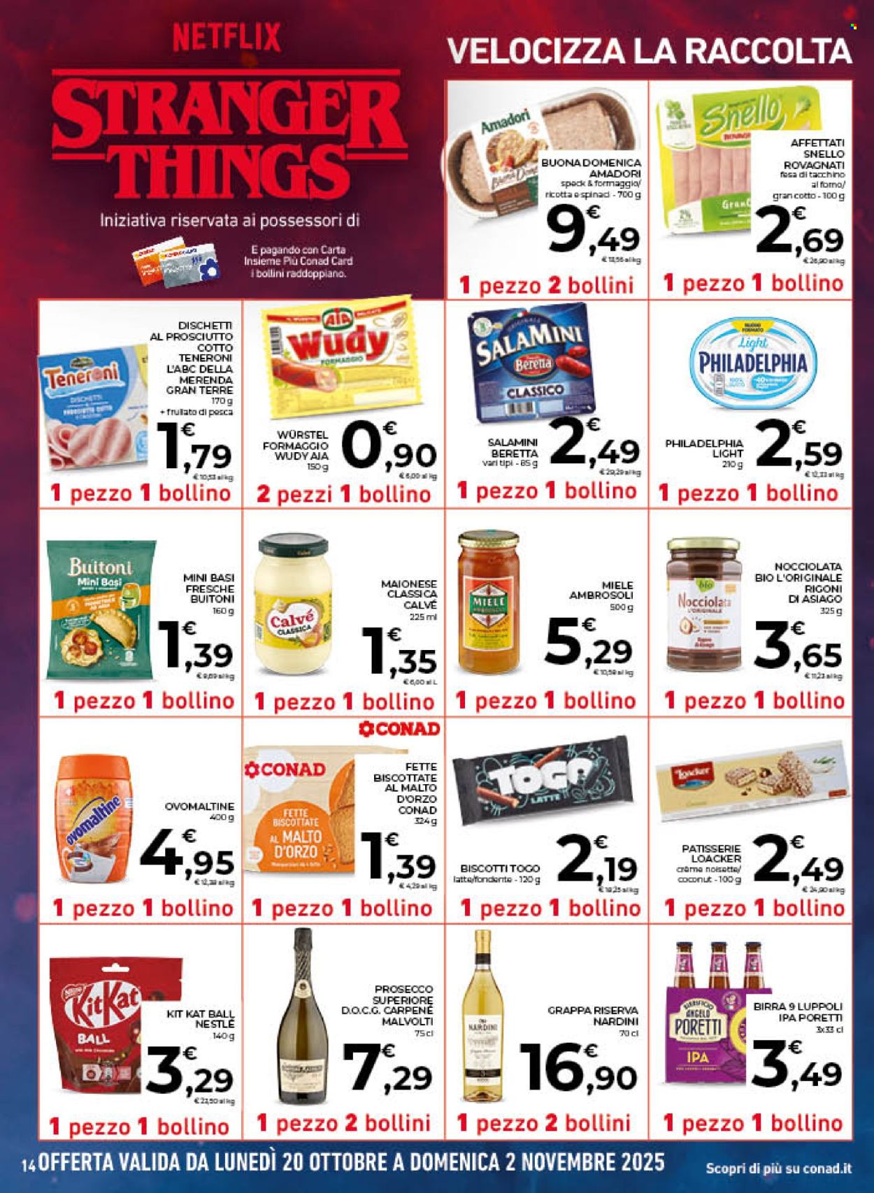 Volantino Conad - 22/10/2025 - 2/11/2025. Pagina 14