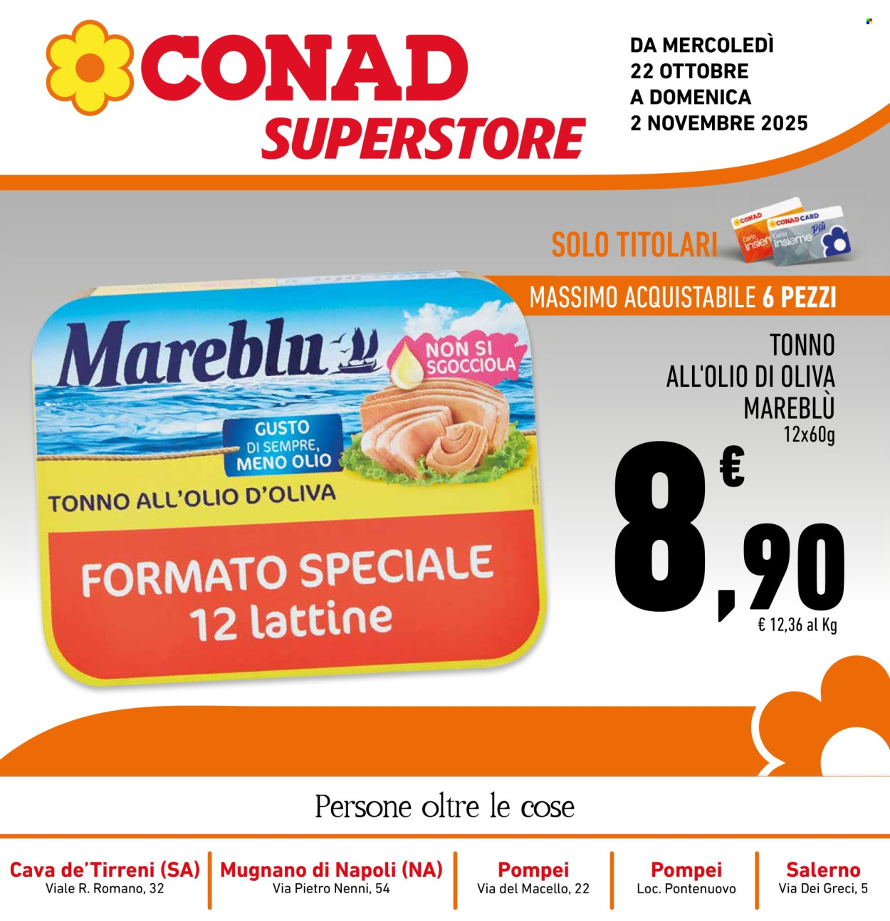 Volantino Conad Superstore - 22/10/2025 - 2/11/2025. Pagina 1