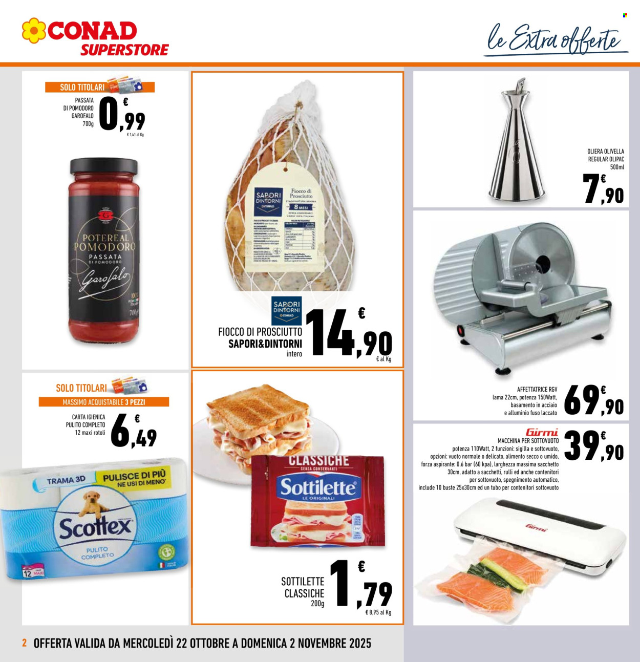Volantino Conad Superstore - 22/10/2025 - 2/11/2025. Pagina 2