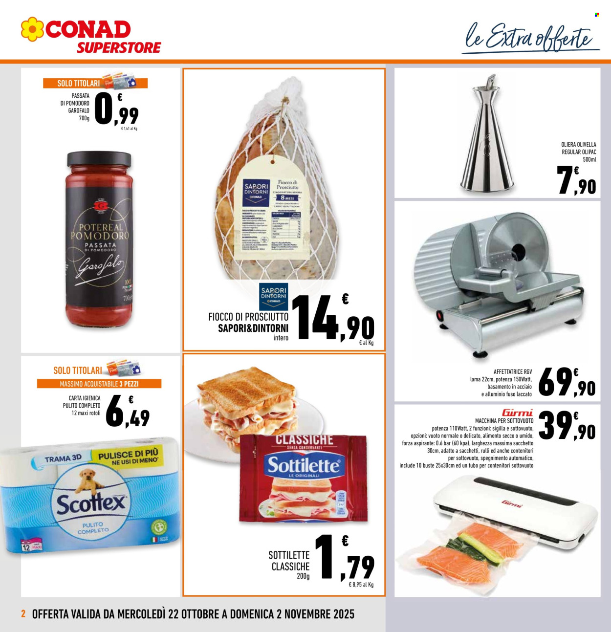 Volantino Conad Superstore - 22/10/2025 - 2/11/2025. Pagina 2