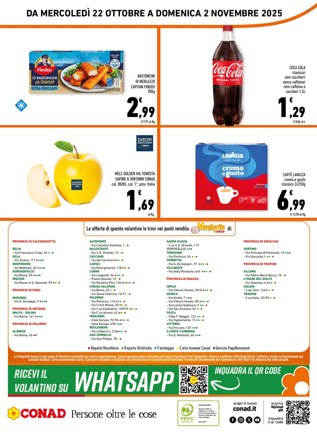 Volantino Margherita Conad - 22/10/2025 - 2/11/2025. Pagina 16