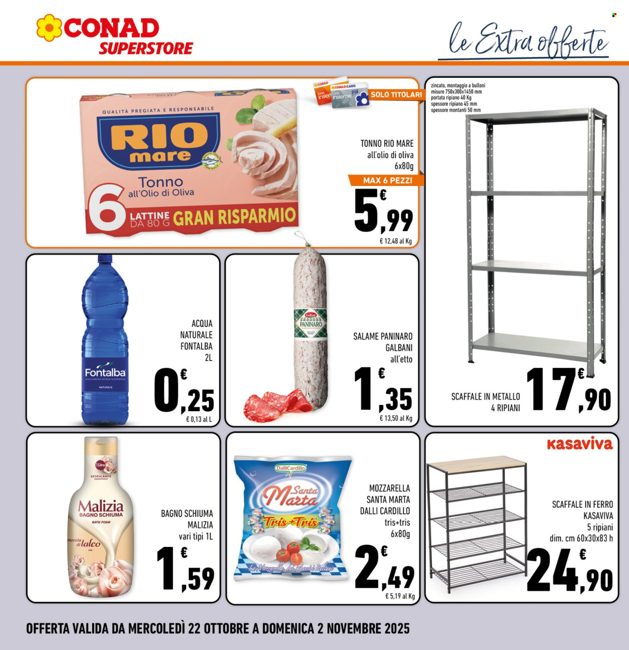 Volantino Conad Superstore - 22/10/2025 - 2/11/2025. Pagina 2
