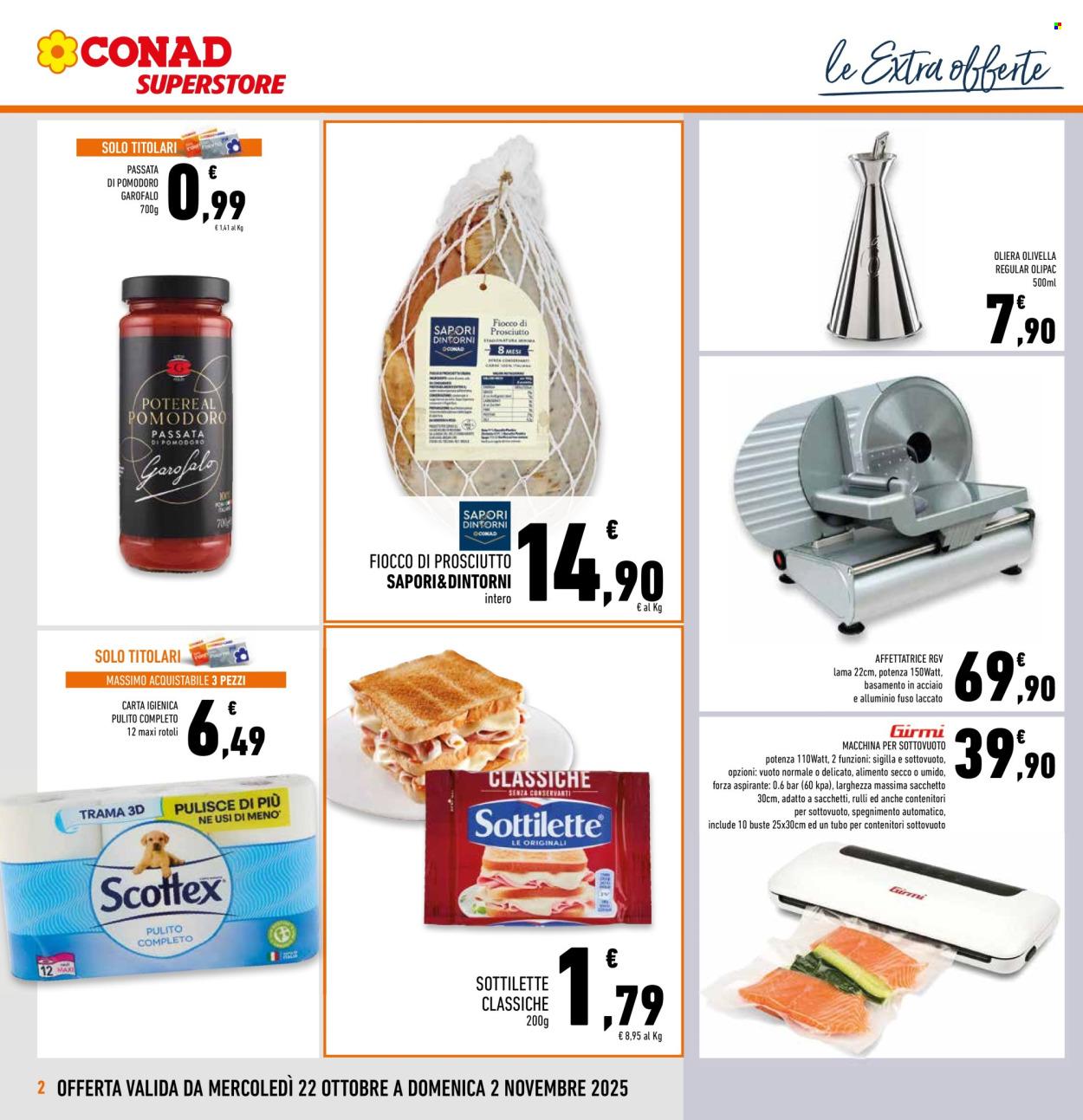 Volantino Conad Superstore - 22/10/2025 - 2/11/2025. Pagina 2