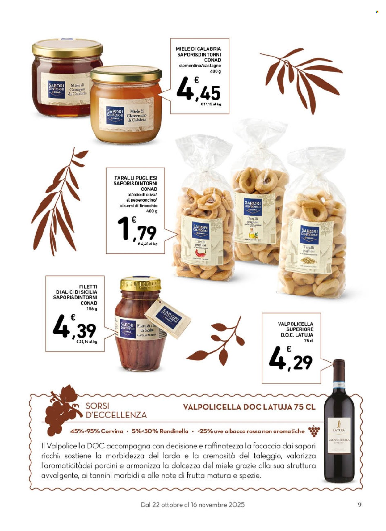 Volantino Conad - 22/10/2025 - 16/11/2025. Pagina 9