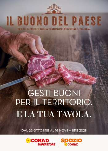 Volantino Conad - 22/10/2025 - 16/11/2025.