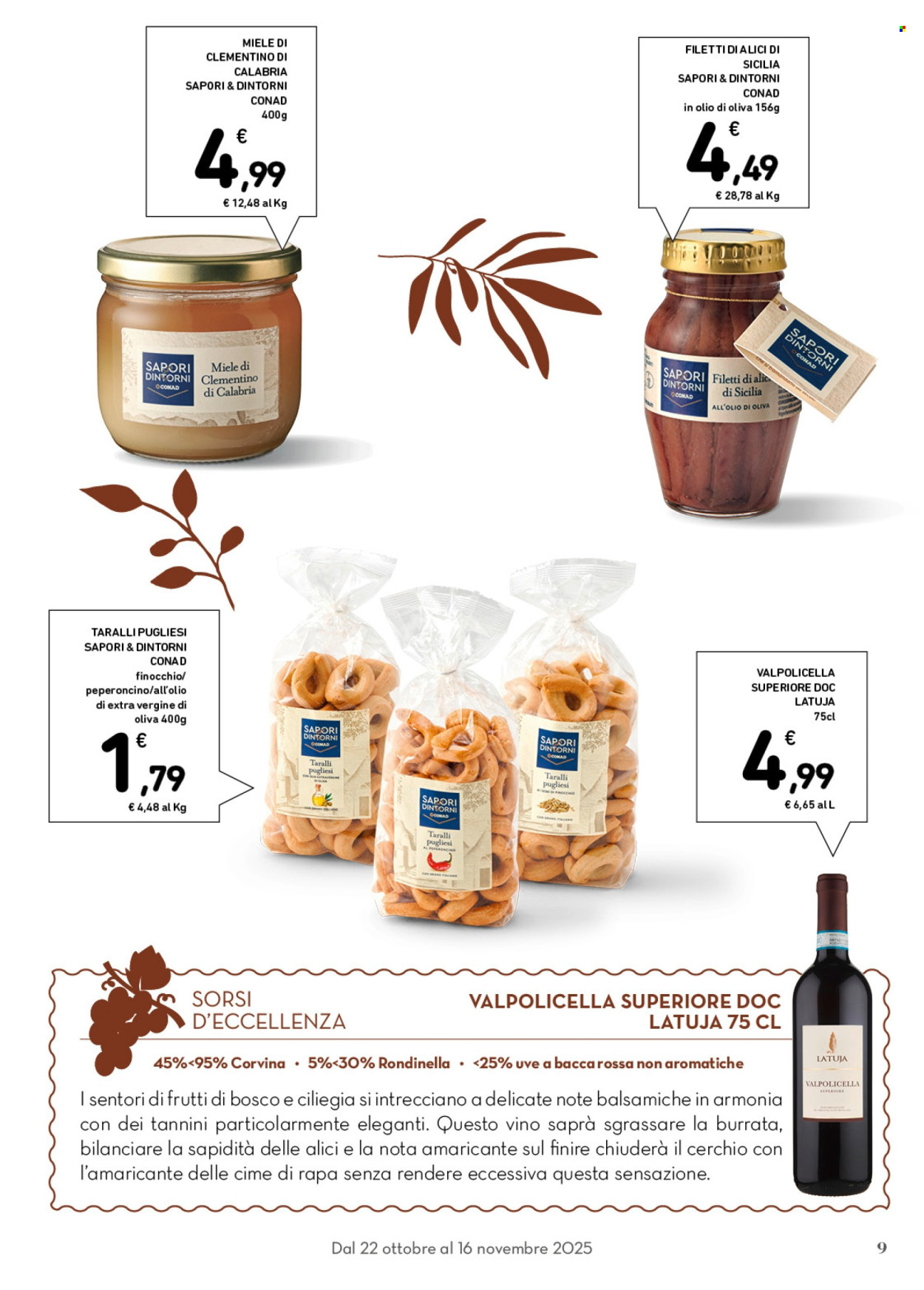 Volantino Conad - 22/10/2025 - 16/11/2025. Pagina 9