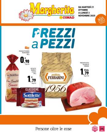 Volantino Margherita Conad - 21/10/2025 - 3/11/2025.