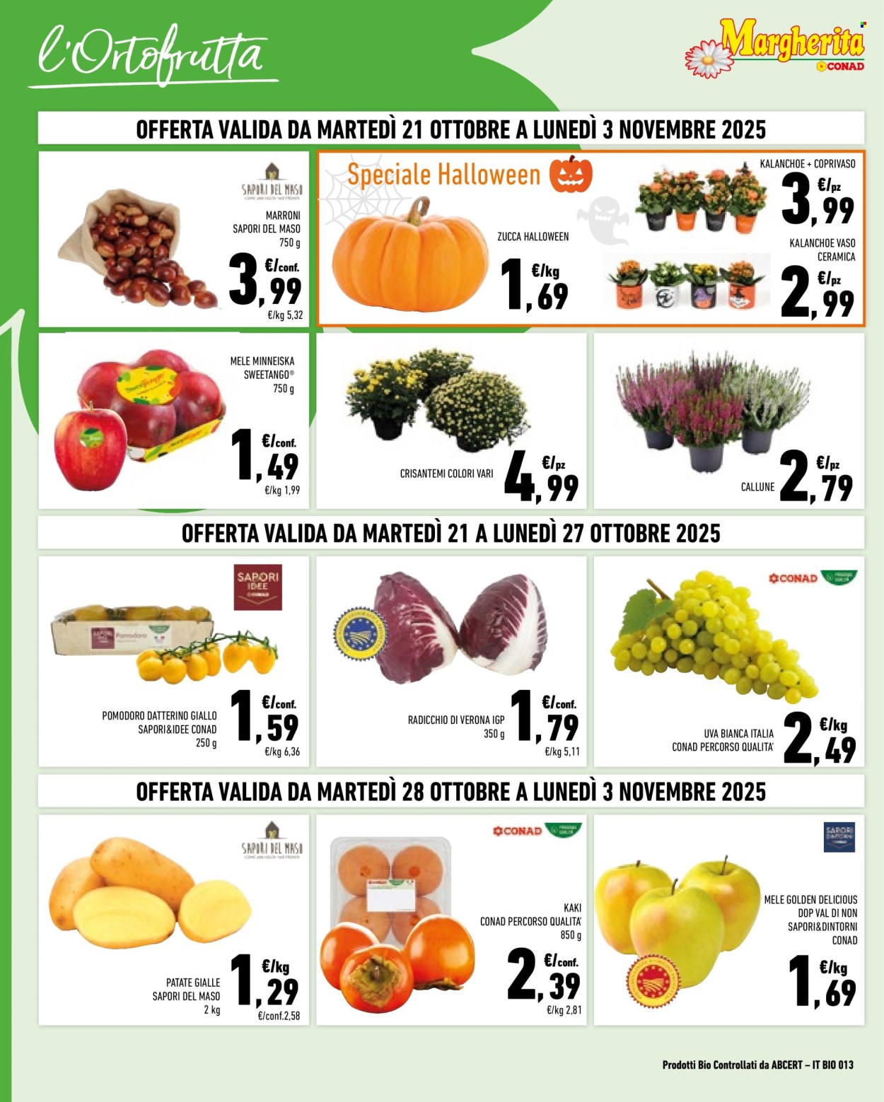Volantino Margherita Conad - 21/10/2025 - 3/11/2025. Pagina 2