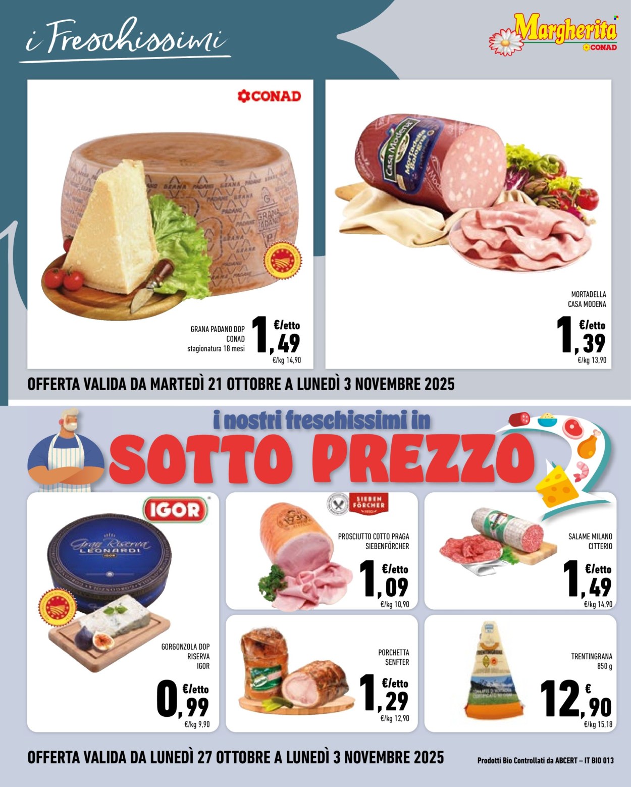 Volantino Margherita Conad - 21/10/2025 - 3/11/2025. Pagina 4