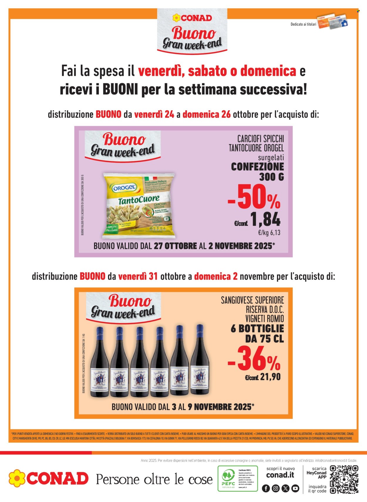 Volantino Margherita Conad - 22/10/2025 - 5/11/2025. Pagina 28