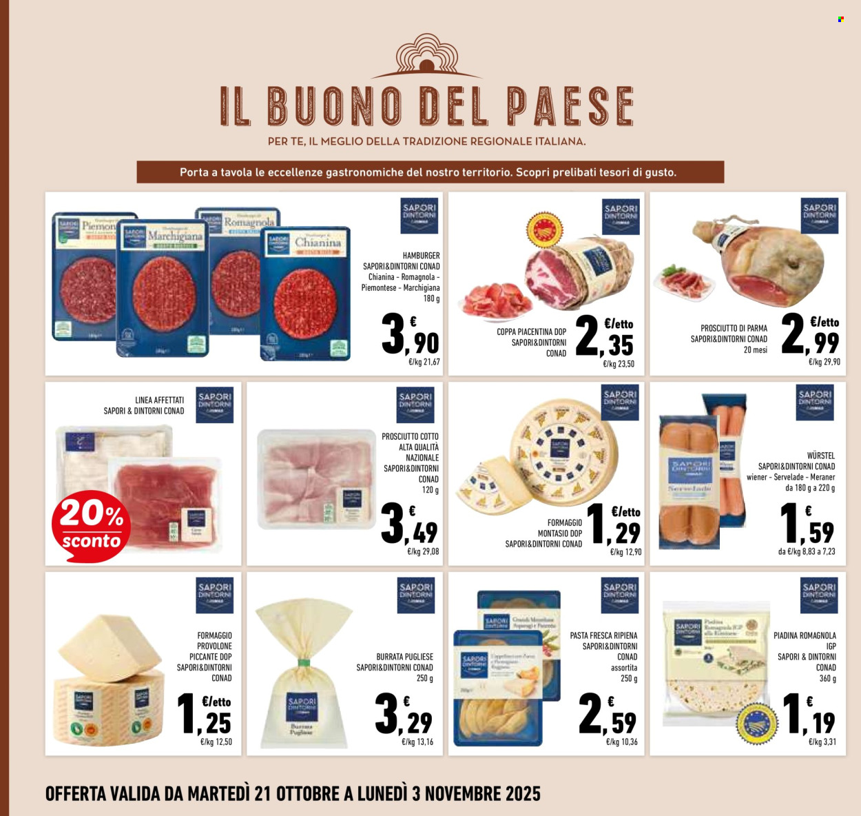 Volantino Conad - 21/10/2025 - 3/11/2025. Pagina 2
