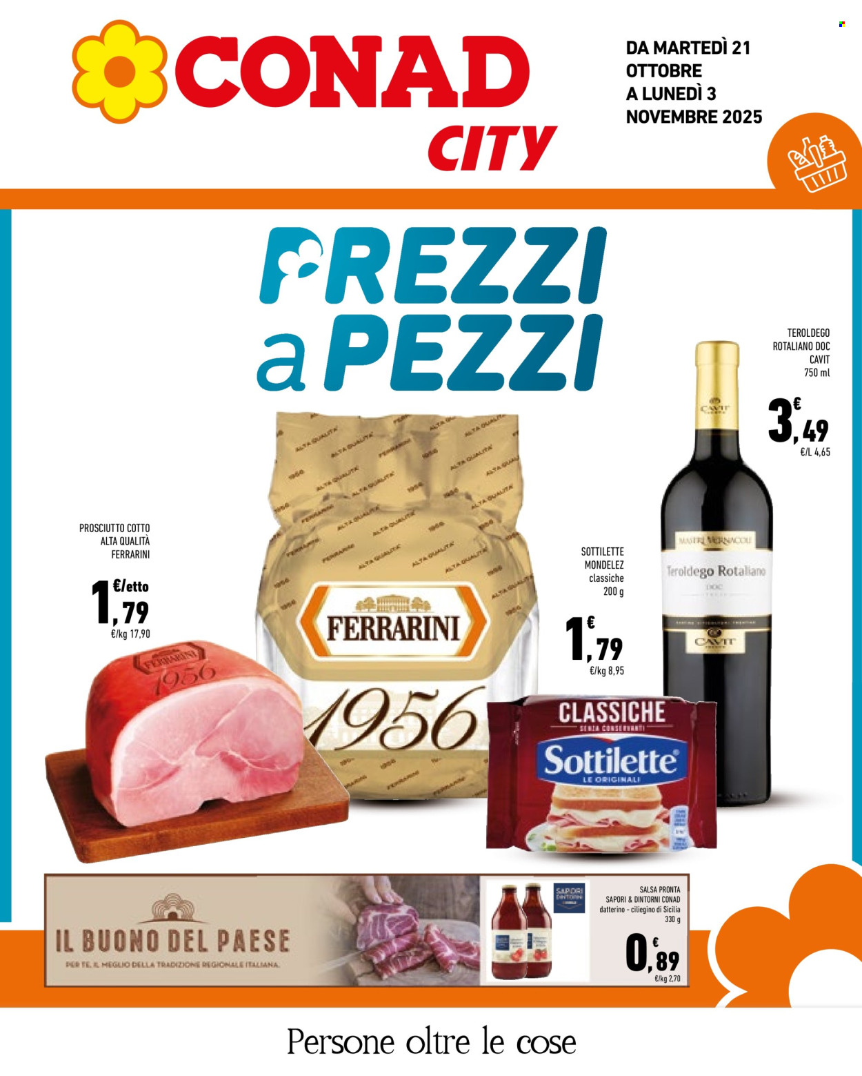 Volantino Conad City - 21/10/2025 - 3/11/2025. Pagina 1