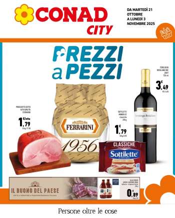 Volantino Conad City - 21/10/2025 - 3/11/2025.
