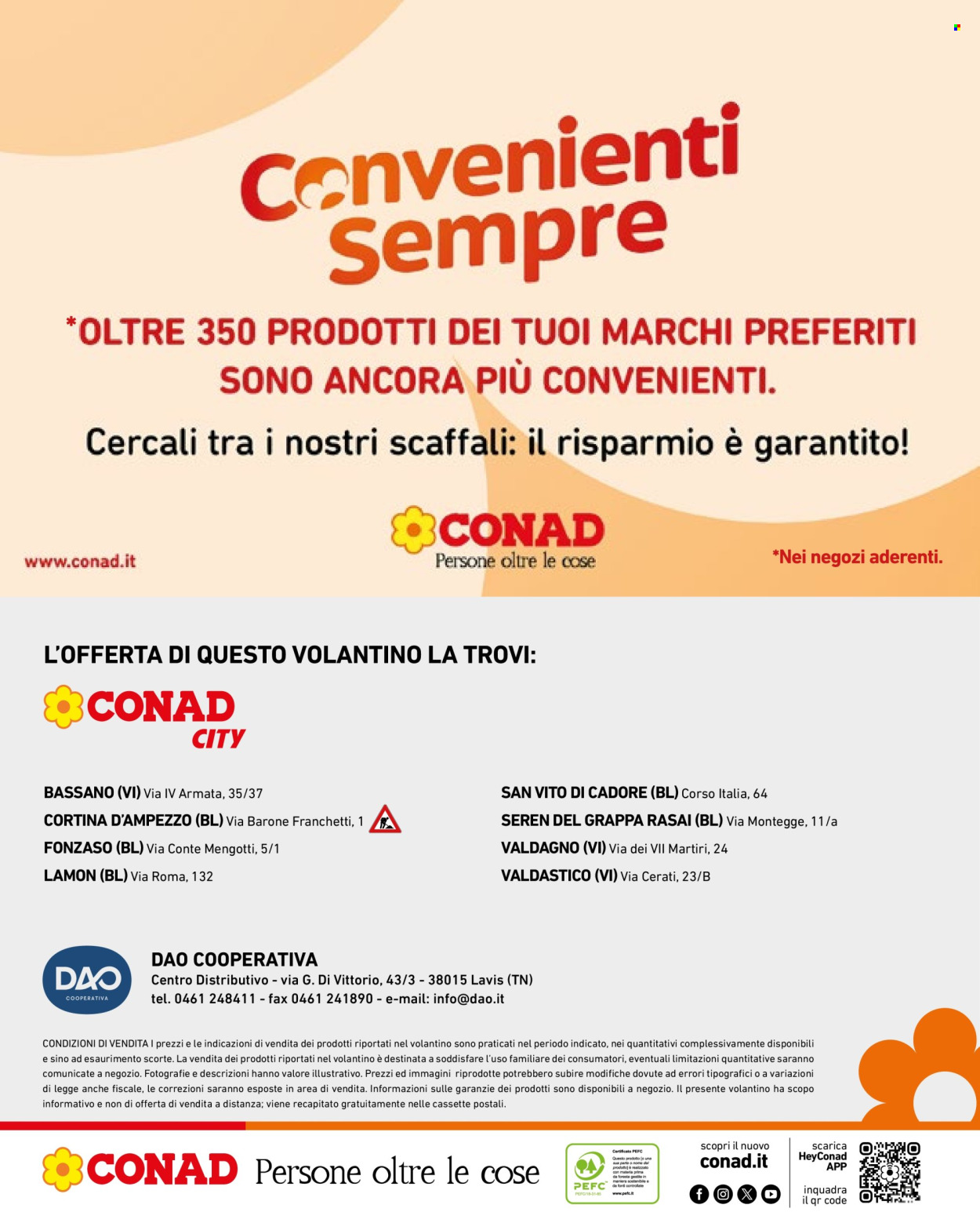 Volantino Conad - 21/10/2025 - 3/11/2025. Pagina 20