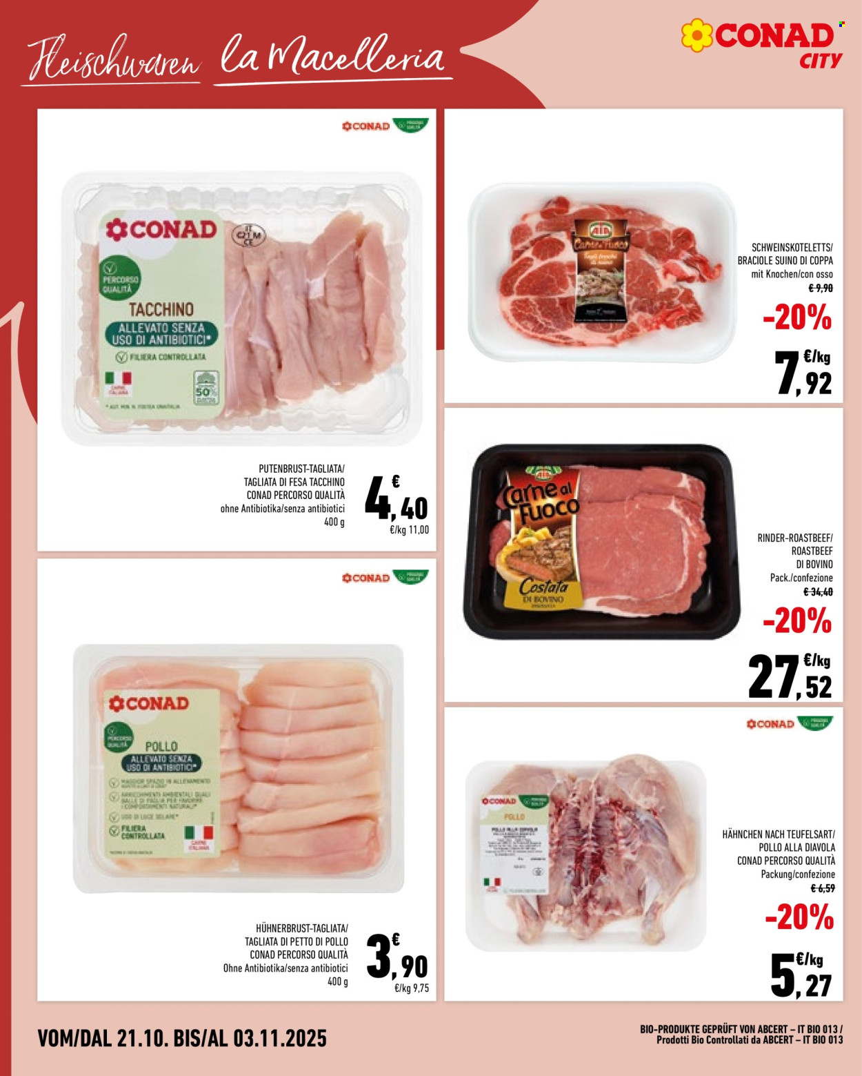 Volantino Conad City - 21/10/2025 - 3/11/2025. Pagina 4