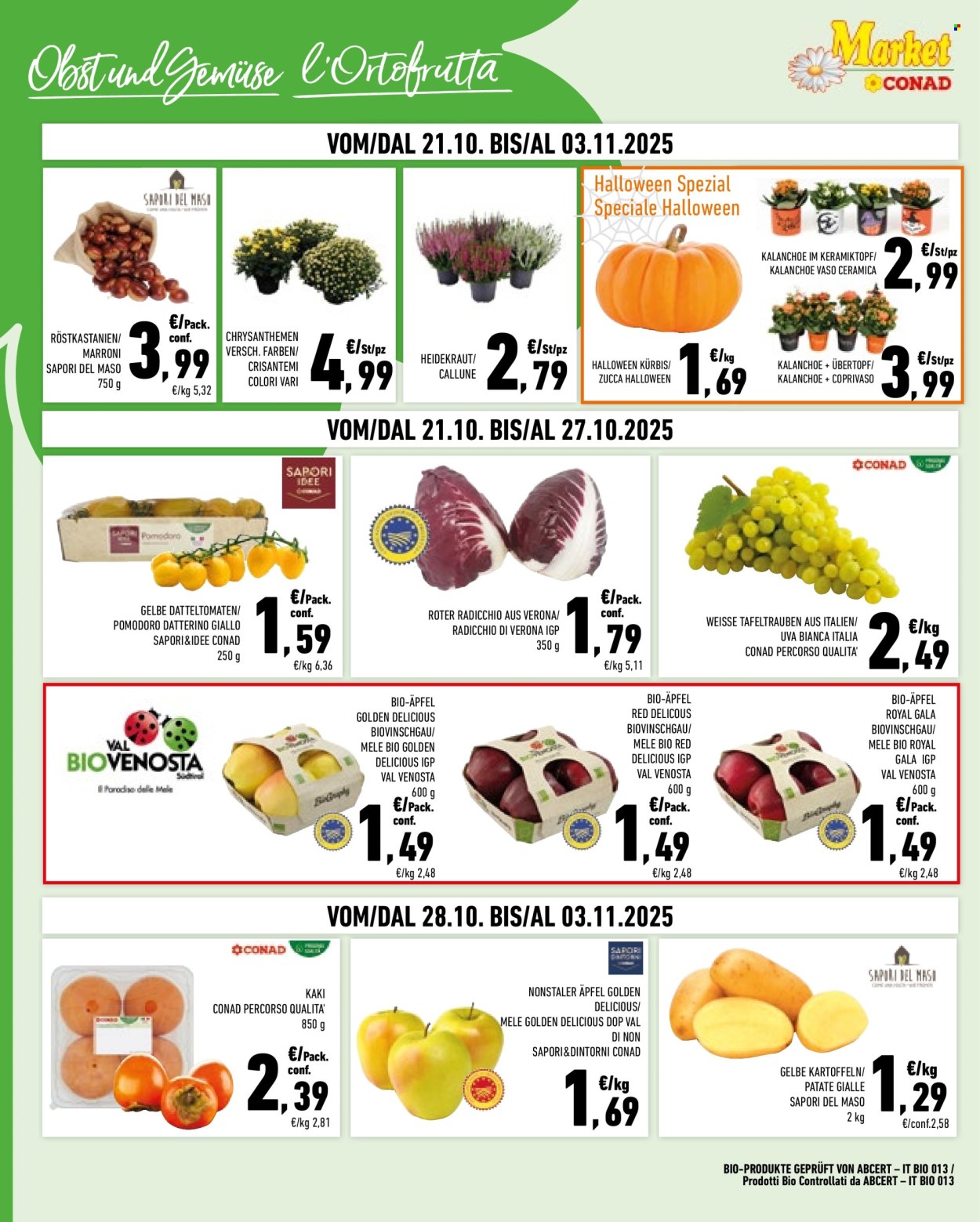 Volantino Market Conad - 21/10/2025 - 3/11/2025. Pagina 2
