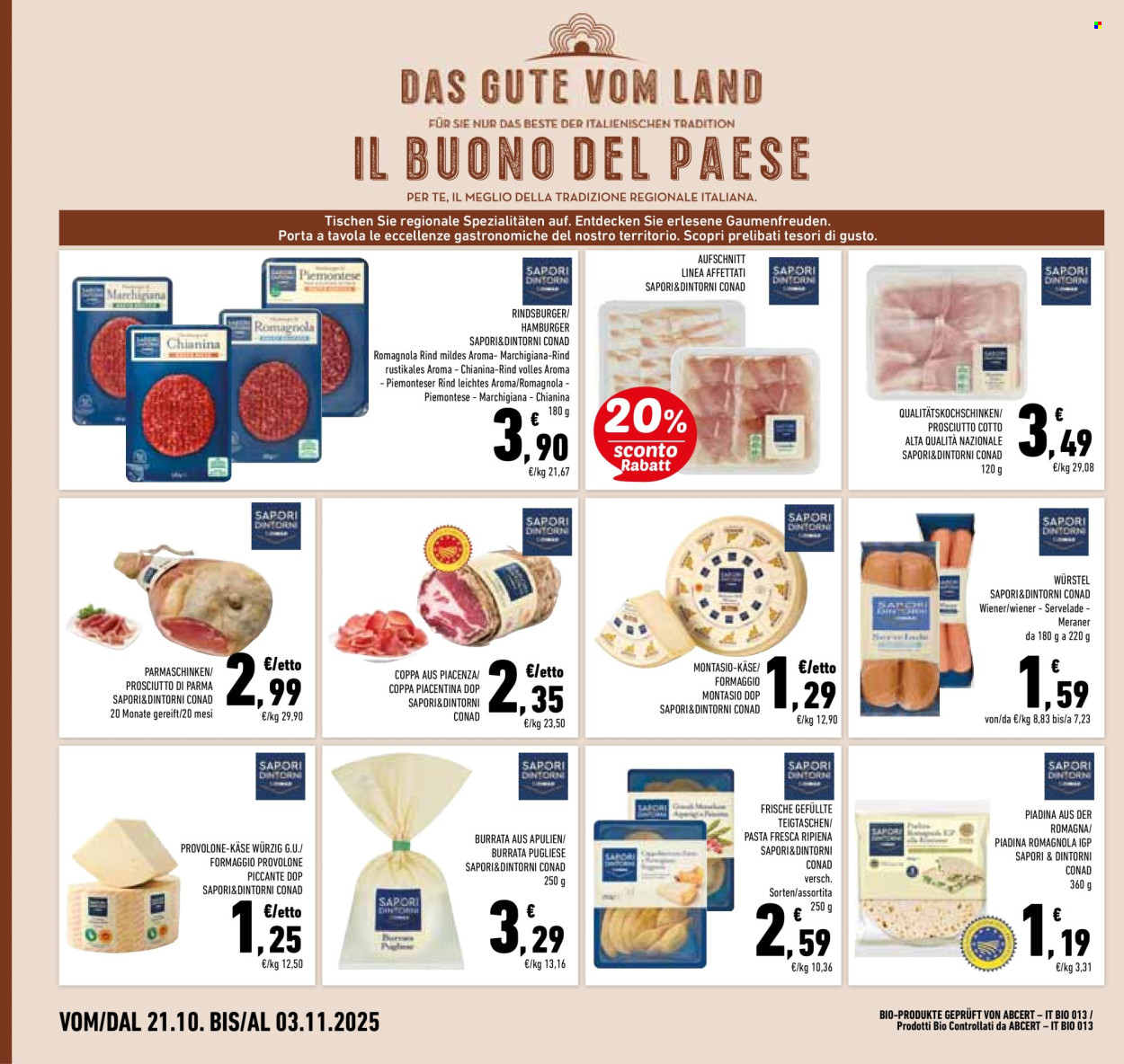 Volantino Conad - 21/10/2025 - 3/11/2025. Pagina 2