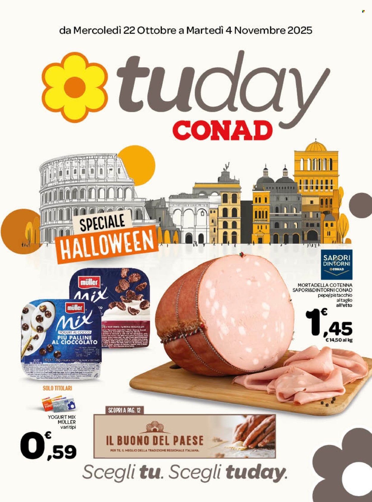 Volantino TuDay Conad - 22/10/2025 - 4/11/2025. Pagina 1