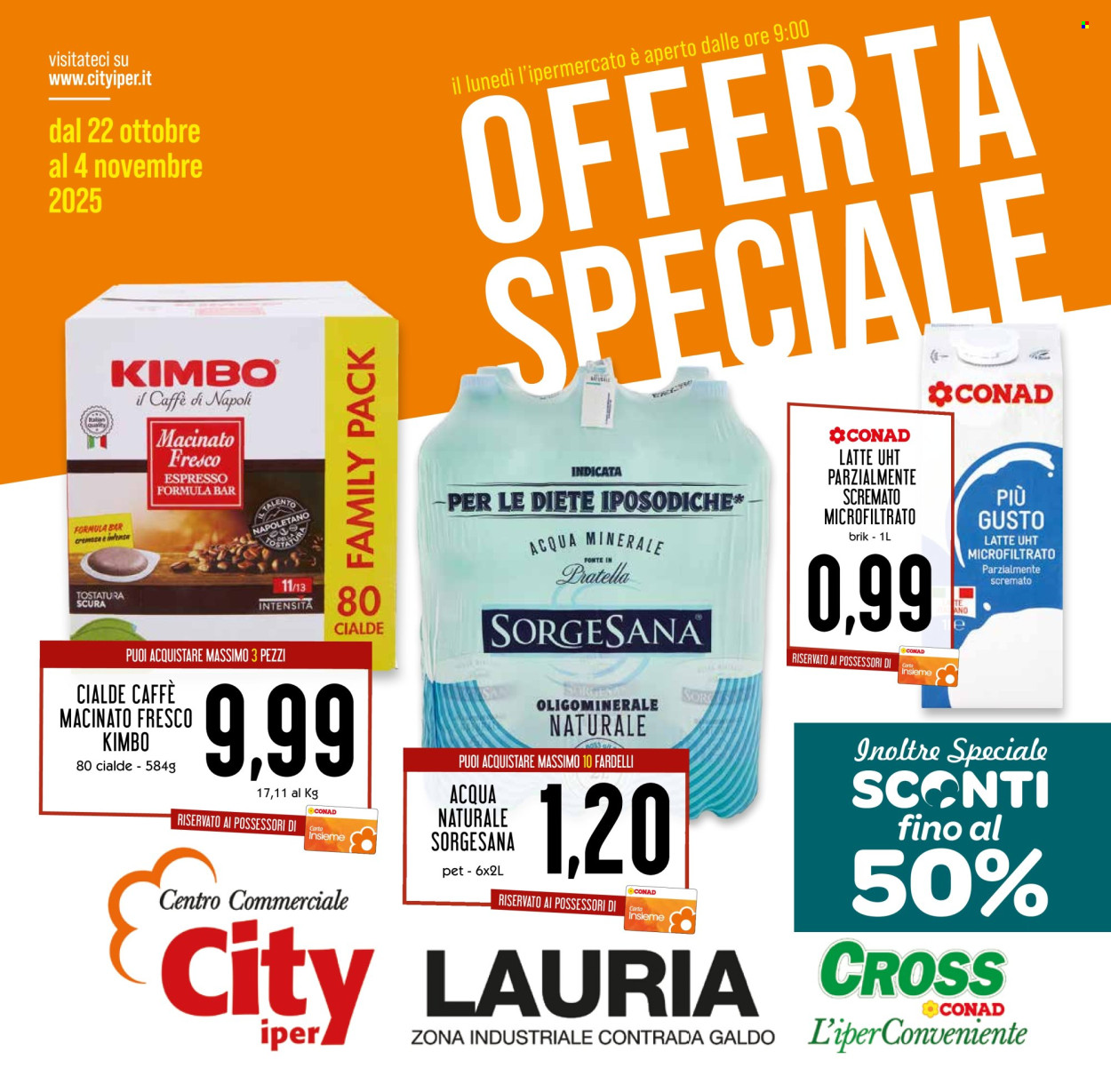 Volantino Conad Superstore - 22/10/2025 - 4/11/2025. Pagina 1