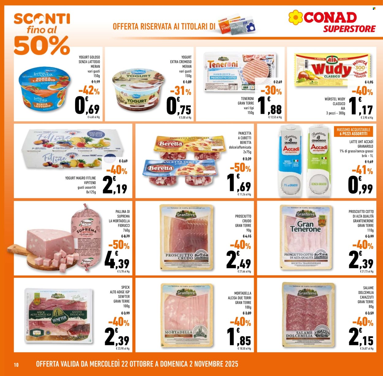 Volantino Conad Superstore - 22/10/2025 - 4/11/2025. Pagina 10