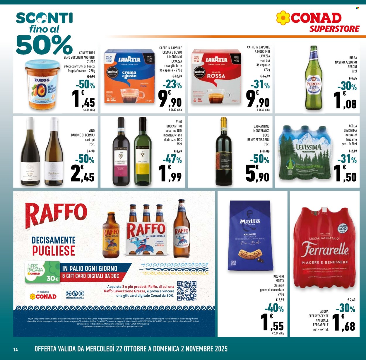 Volantino Conad Superstore - 22/10/2025 - 4/11/2025. Pagina 14