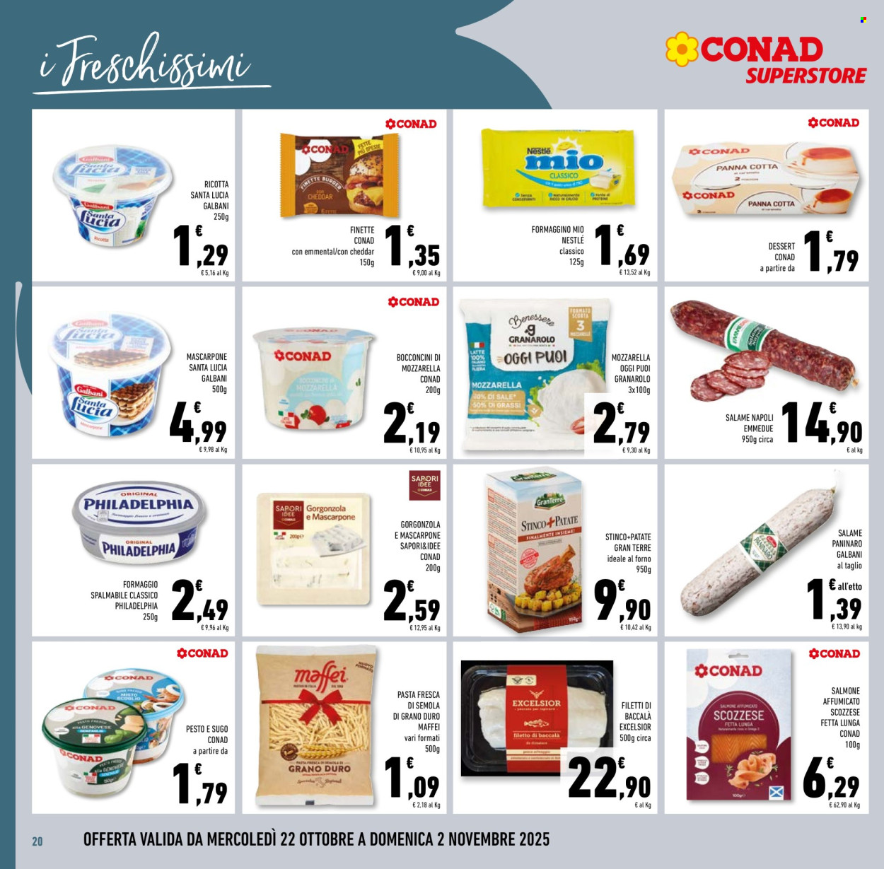 Volantino Conad Superstore - 22/10/2025 - 4/11/2025. Pagina 20