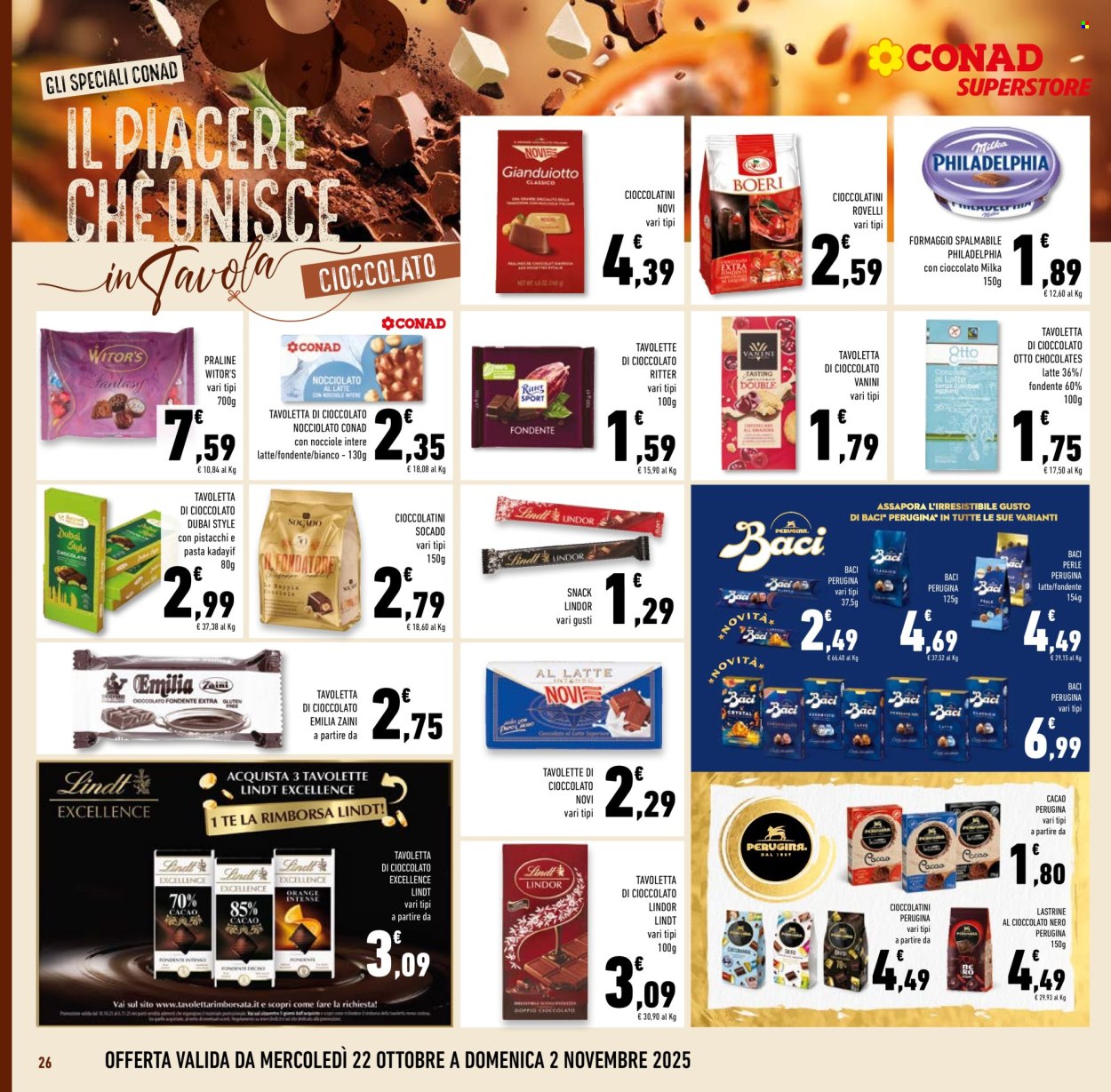 Volantino Conad Superstore - 22/10/2025 - 4/11/2025. Pagina 26