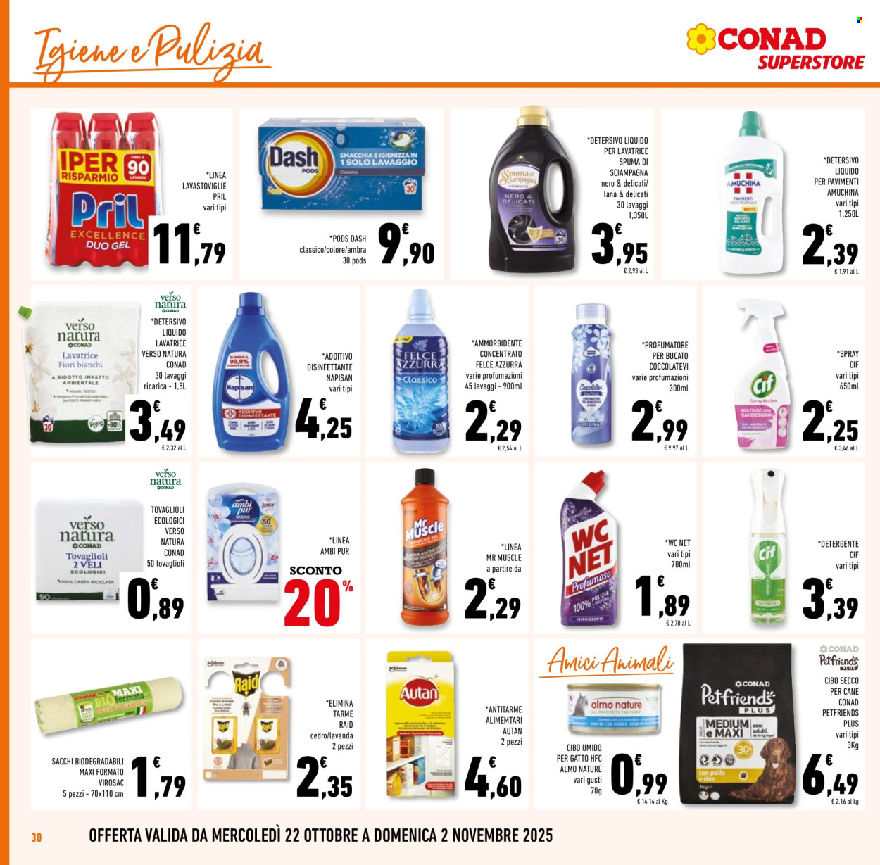 Volantino Conad Superstore - 22/10/2025 - 4/11/2025. Pagina 30