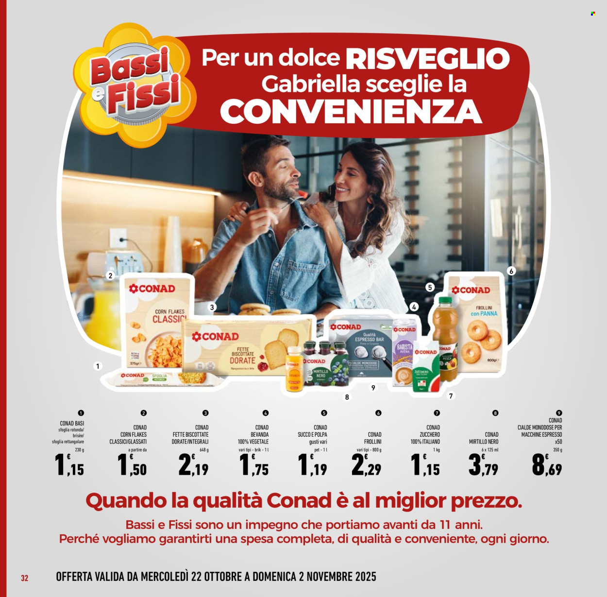 Volantino Conad Superstore - 22/10/2025 - 4/11/2025. Pagina 32