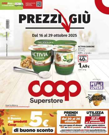 Volantino Coop - 16/10/2025 - 29/10/2025.