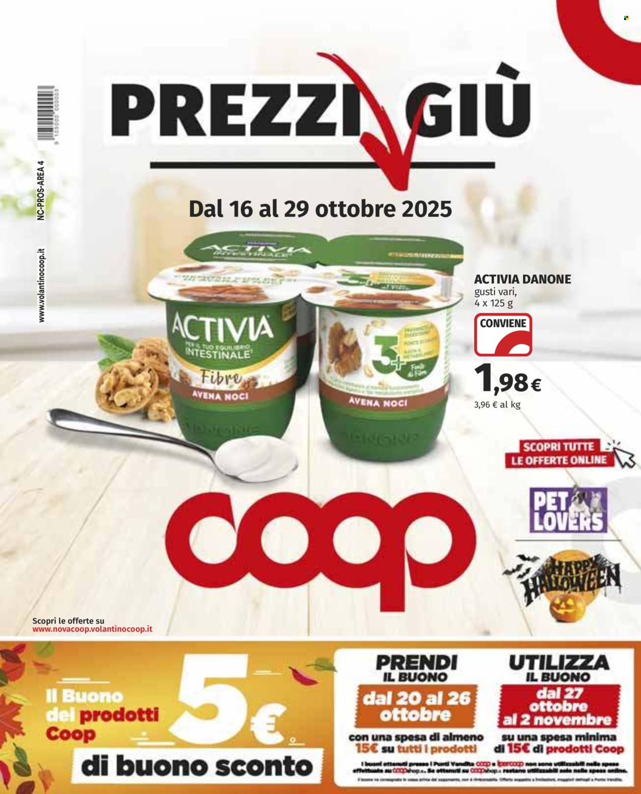 Volantino Coop - 16/10/2025 - 29/10/2025. Pagina 1