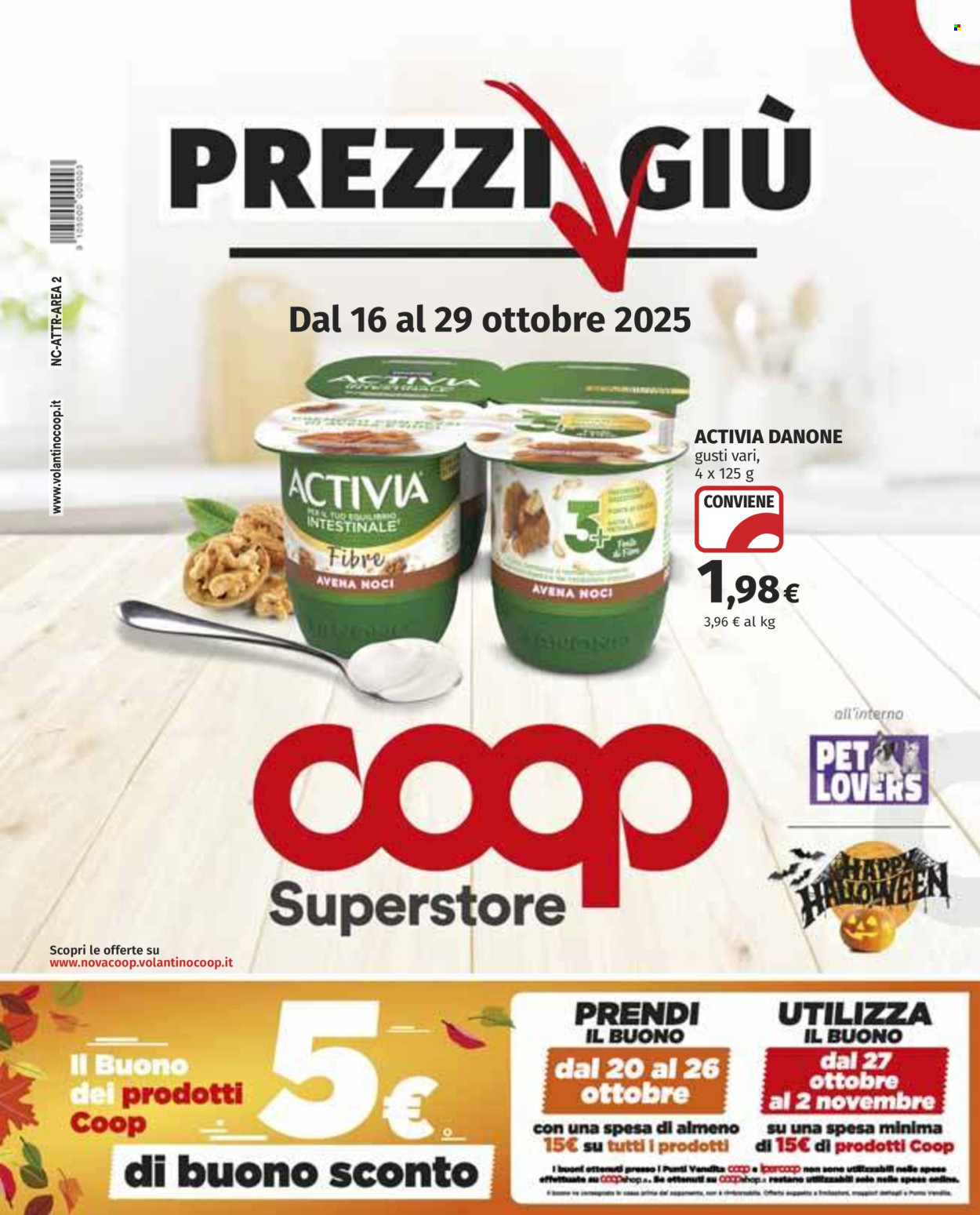 Volantino Coop - 16/10/2025 - 29/10/2025. Pagina 1