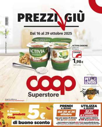 Volantino Coop - 16/10/2025 - 29/10/2025.