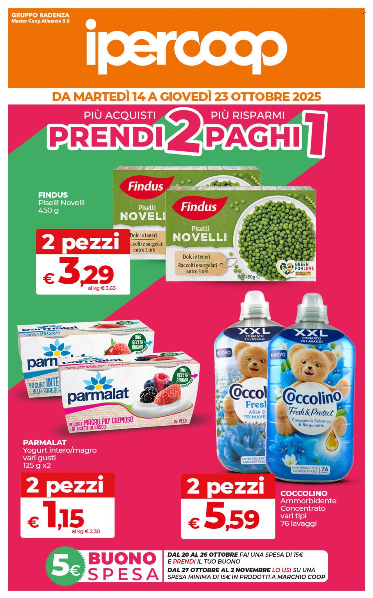 Volantino Coop - 14/10/2025 - 23/10/2025. Pagina 1