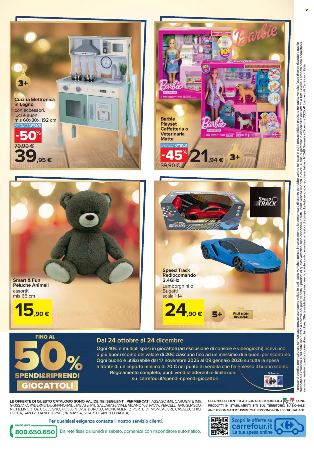 Volantino Carrefour - 24/10/2025 - 24/12/2025. Pagina 56