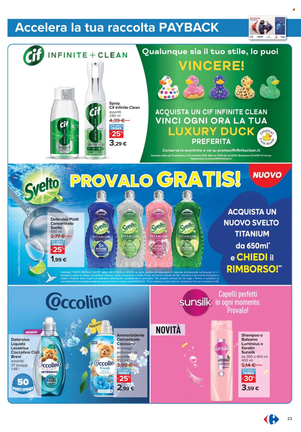 Volantino Carrefour - 23/10/2025 - 6/11/2025. Pagina 23