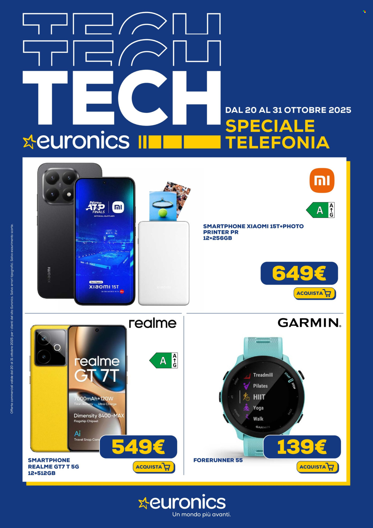 Volantino Euronics - 20/10/2025 - 31/10/2025. Pagina 1