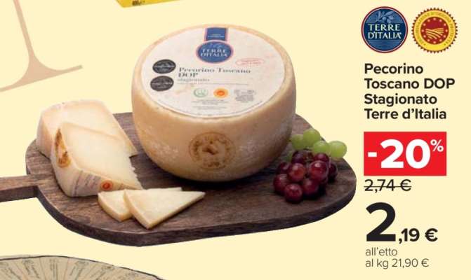 Pecorino Toscano DOP Stagionato Terre d’Italia