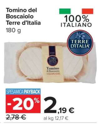 Tomino del Boscaiolo Terre d’Italia