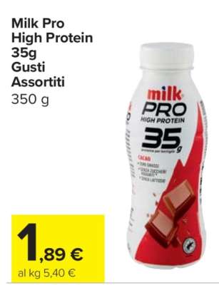 Milk Pro High Protein 35g Gusti Assortiti