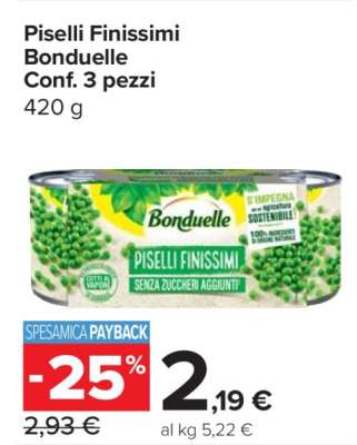 Piselli Finissimi Bonduelle