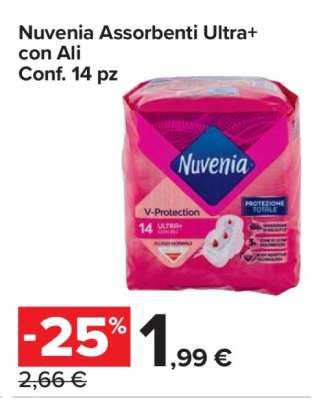 NUVENIA ASSORBENTI ULTRA CON ALI