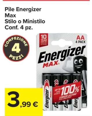 Pile Energizer Max